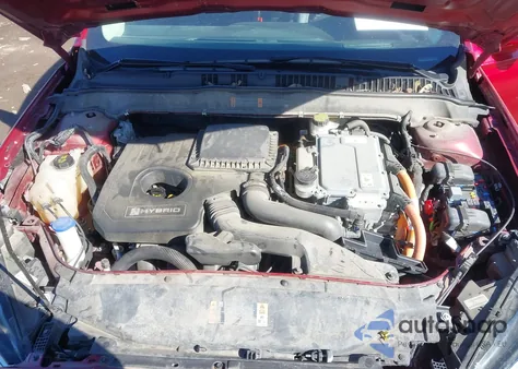 2019 Ford Fusion Hybrid Sel z USA, uszkodzony, nr VIN 3FA6P0MU5KR256064